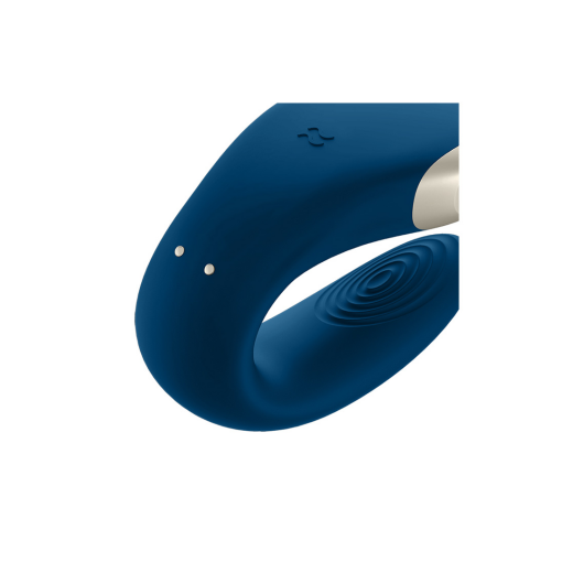 Double Love - Luxe Partner Vibrator - Blauw - Afbeelding 4