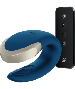 Double Love - Luxe Partner Vibrator - Blauw