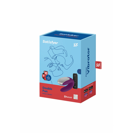 Dubbel Plezier - Partner Vibrator - Violet - Afbeelding 2