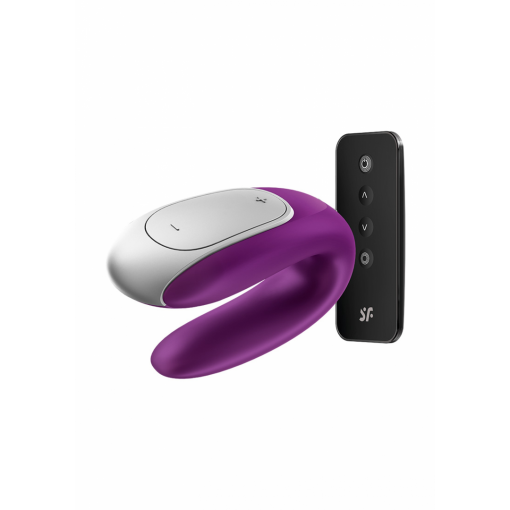 Dubbel Plezier - Partner Vibrator - Violet - Afbeelding 3