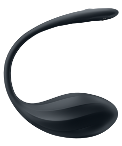 Ribbed Petal Connect App - Draagbare Koppel Vibrator - Zwart