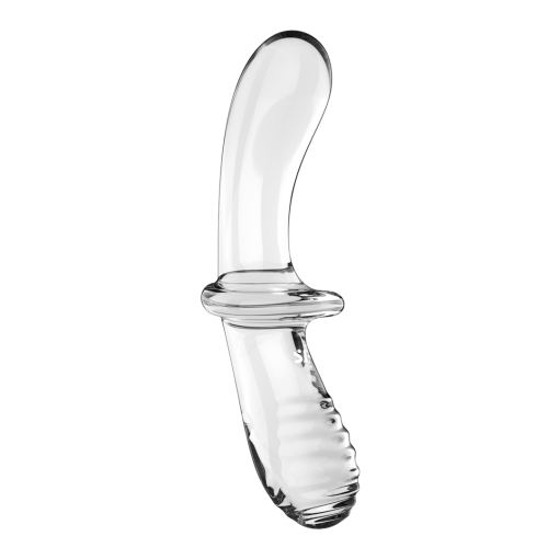 Dubbele Crystal - Glazen Dildo - Transparant - Afbeelding 3
