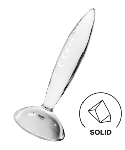 Sprankelend Kristal - Glazen Dildo - Transparant