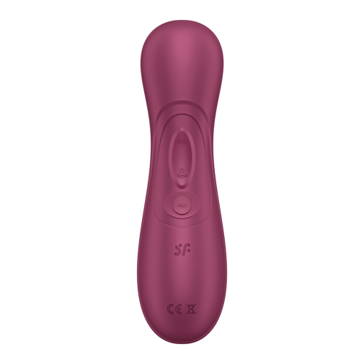 Pro 2 Generatie 3 - Double Air Pulse Vibrator - Liquid Air en Connect App - Wijnrood - Afbeelding 4