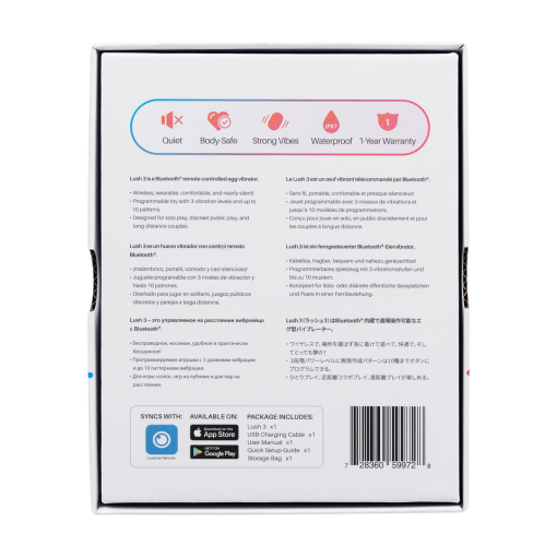 Lush 3 - Krachtige App-gestuurde Draagbare G-spot Ei Vibrator - Roze - Afbeelding 3