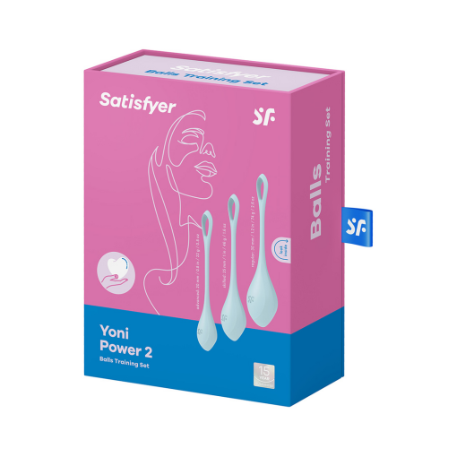Yoni Power 2 - Kegel Balls Set - Lichtblauw - Afbeelding 2