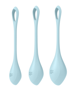 Yoni Power 2 - Kegel Balls Set - Lichtblauw