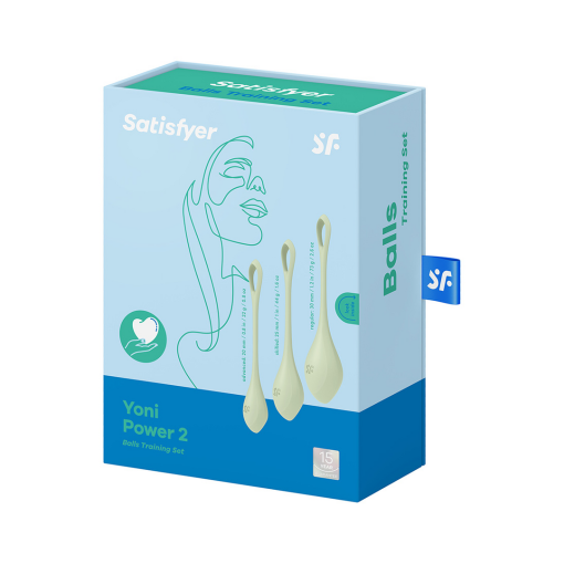 Yoni Power 2 - Kegel Balls Set - Lichtgroen - Afbeelding 2