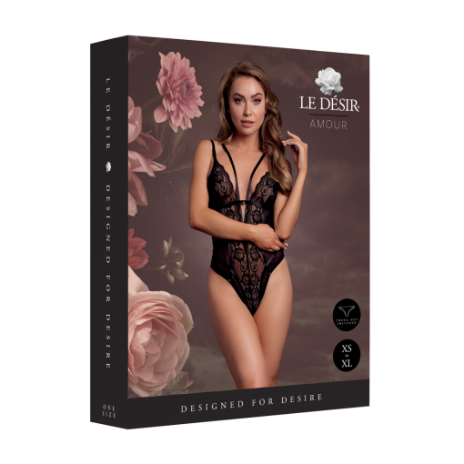 Kanten body zonder bedrading met verstelbare schuivers - Zwart - Afbeelding 2