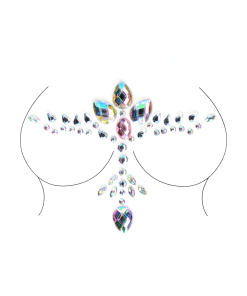 Stralende Cleavage Bling Sticker