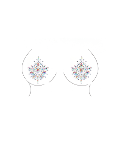 Stralende Nipple Bling Sticker