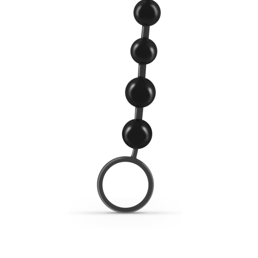 Basic Anal Beads - 10 Bead Chain - Black - Afbeelding 4
