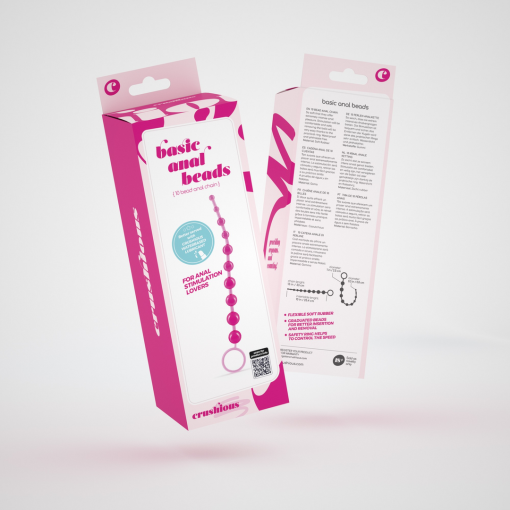 Basic Anal Beads - 10 Bead Chain - Pink - Afbeelding 2