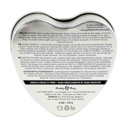 Aardbei Eetbare Massagekaars - 113 gr - Afbeelding 2