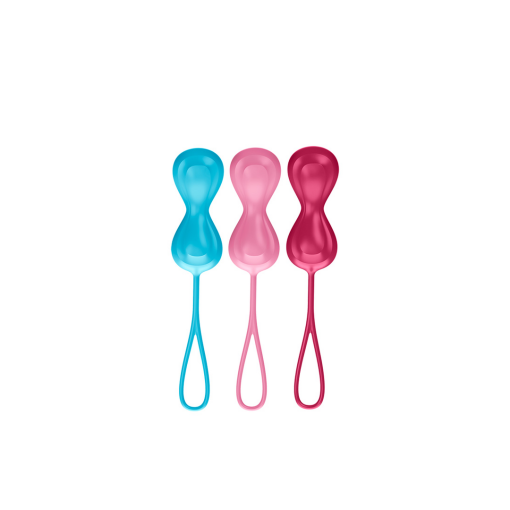 Power Balls - Kegel Balls - 3 Stuks - Turquoise/Rood/Roze - Afbeelding 3