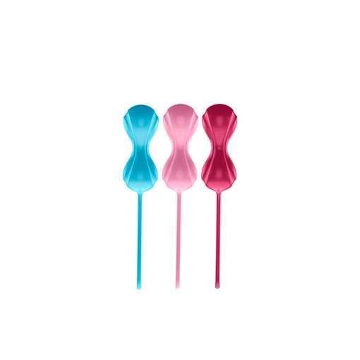 Power Balls - Kegel Balls - 3 Stuks - Turquoise/Rood/Roze - Afbeelding 4