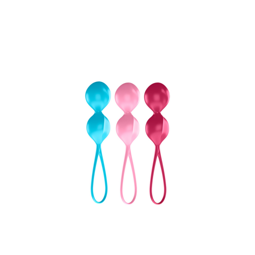 V Balls - Kegel Balls - 3 Stuks - Turquoise/Rood/Roze - Afbeelding 3