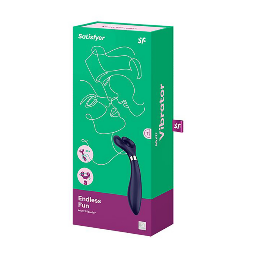 Eindeloos Plezier - Partner Vibrator - Blauw - Afbeelding 2