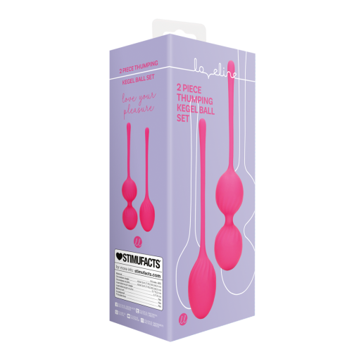 2-delige Kegel Ball Set - Wilde Aardbei - Afbeelding 2