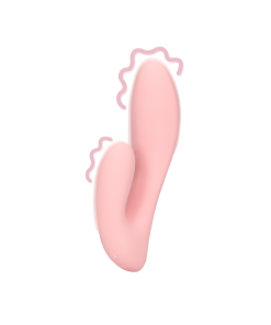 Ultra Soft Silicone G-Spot Vibrator - Cherry Chiffon
