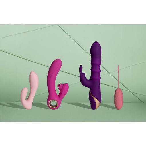 Ultra Soft Silicone G-Spot Vibrator - Cherry Chiffon - Afbeelding 7
