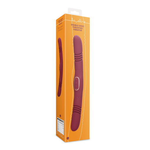 Dubbelzijdige Duwvibrator - Merlot Druif - Afbeelding 2