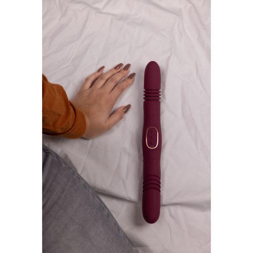 Dubbelzijdige Duwvibrator - Merlot Druif - Afbeelding 7