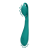 G-Spot Vibrator met Parels - Blauw Groen