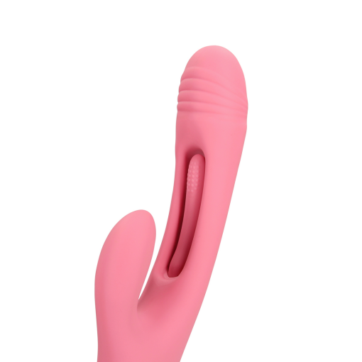 Flapperende G-Spot Rabbit Vibrator - Roze Arabesque - Afbeelding 7