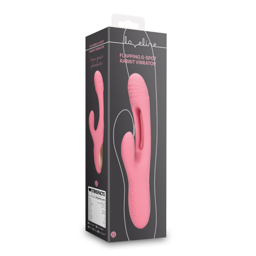 Flapperende G-Spot Rabbit Vibrator - Roze Arabesque - Afbeelding 2