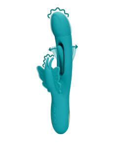 Flapper G-Spot Vlinder Vibrator - Pauwblauw