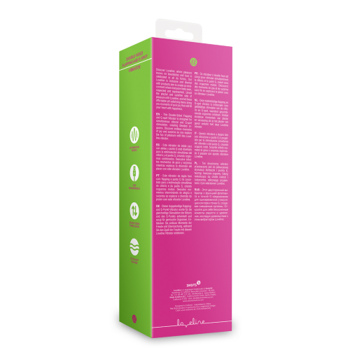 Dubbelzijdige flapper en G-Spot vibrator - Uitbundig Roze - Afbeelding 3