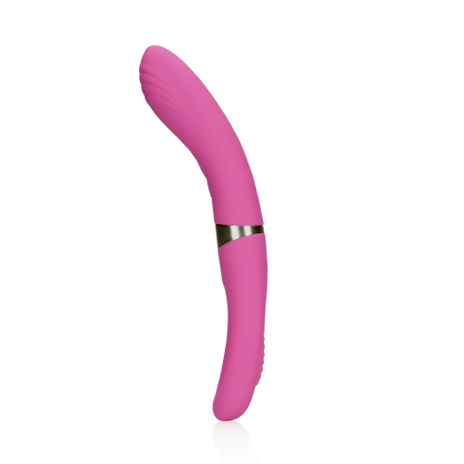 Dubbelzijdige flapper en G-Spot vibrator - Uitbundig Roze - Afbeelding 6