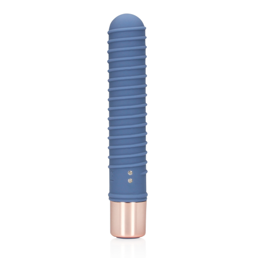 Geribbelde Mini Vibrator - Blue Horizon - Afbeelding 5
