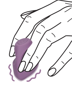 Vinger Vibrator - Mystic Paars