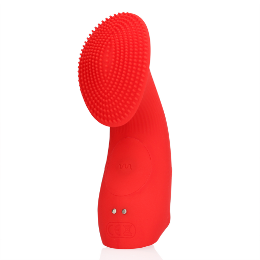 Textured Finger Vibrator - Sunrise Red - Afbeelding 5