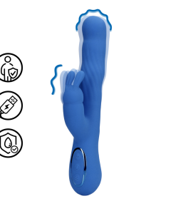 Wiggle Rabbit Vibrator - Jetset Blauw