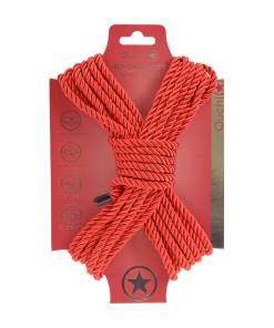 Polyester Bondage Touw - 10 m - Rood