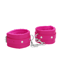 Pluche Lederen Handboeien