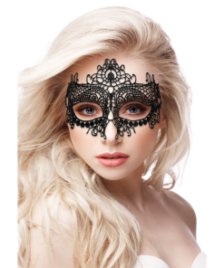 Koningin - Zwarte Kantmasker
