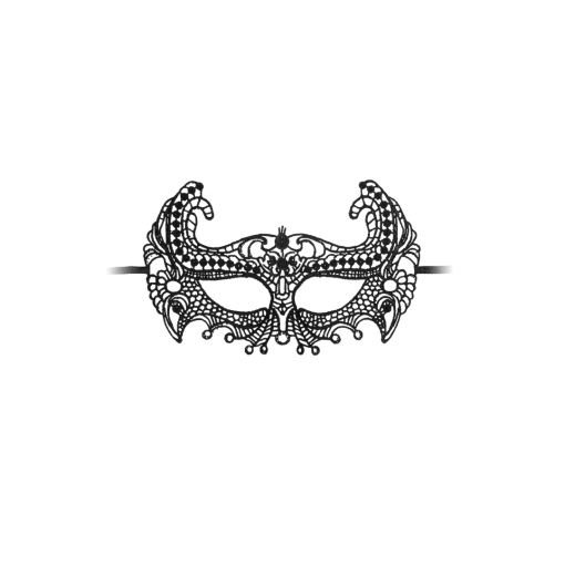 Keizerin - Zwarte Kanten Masker - Afbeelding 3