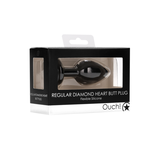 Diamond Heart Butt Plug - Regular - Afbeelding 2