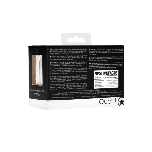 Diamond Heart Butt Plug - Regular - Afbeelding 3