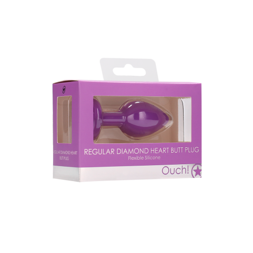 Diamant Hart Butt Plug - Regular - Afbeelding 2