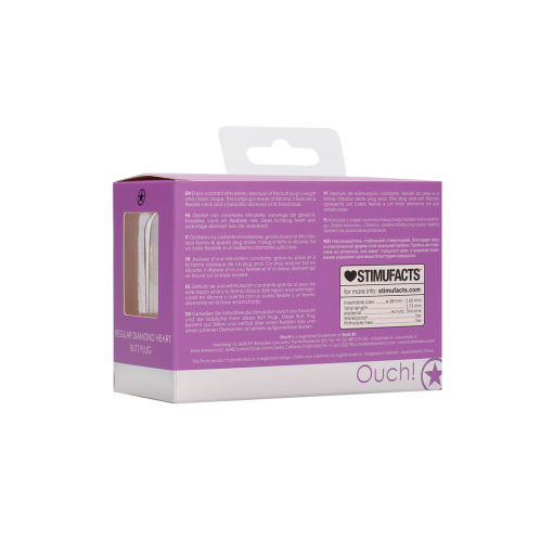 Diamant Hart Butt Plug - Regular - Afbeelding 3