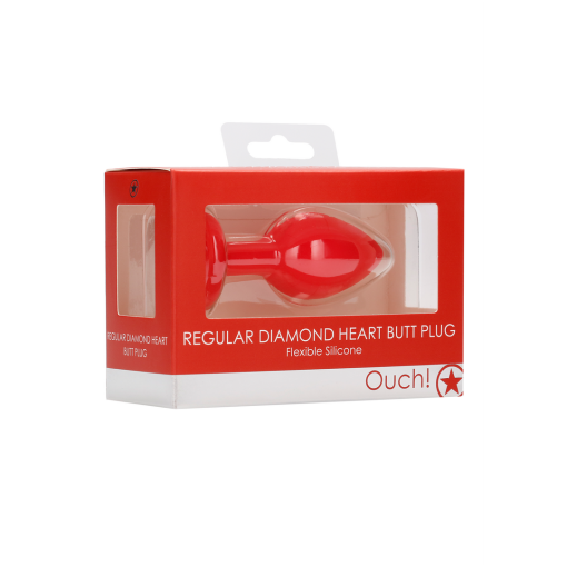 Diamant Hart Butt Plug - Regular - Afbeelding 2