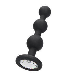 Silicone Beaded Diamond Buttplug