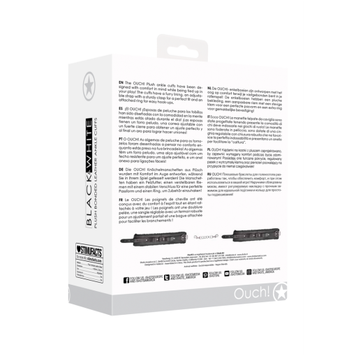 Pluche Gelijmde Leren Enkelboeien - Afbeelding 3