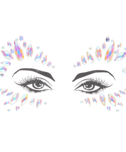 Lichaamsjuwelen Stickers - Gezicht