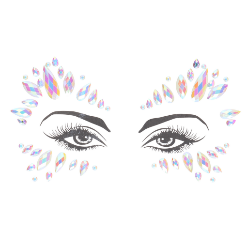 Lichaamsjuwelen Stickers - Gezicht